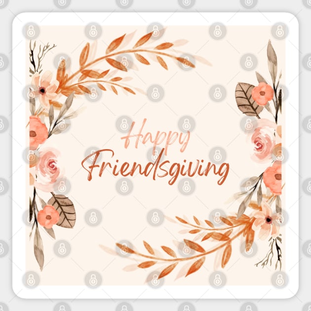 Happy Friendsgiving Sticker by Enriched by Art